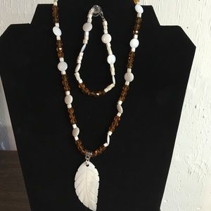 Necklace with bracelet